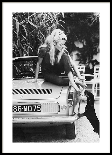 Brigitte Bardot Juliste ryhmässä Julisteet / Mustavalkoiset @ Desenio AB (11977)