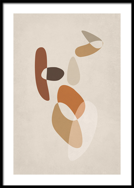 Body Shapes No1 Juliste ryhmässä Julisteet / Graafiset @ Desenio AB (14885)