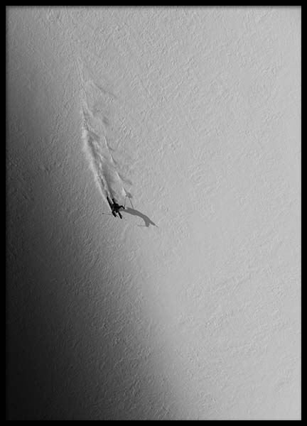 Baqueira Skiing Juliste ryhmässä Julisteet / Mustavalkoiset @ Desenio AB (3478)