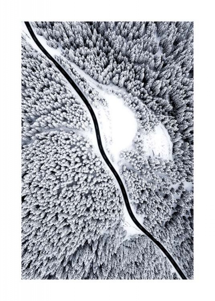 Winter Road Juliste ryhmässä Julisteet / Luontoaiheet @ Desenio AB (3577)