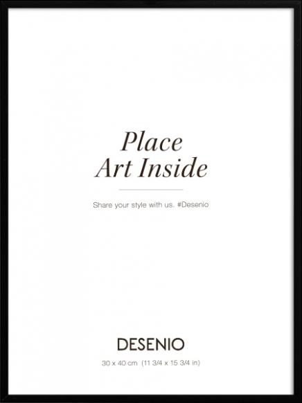 Metallikehys musta, 30x40