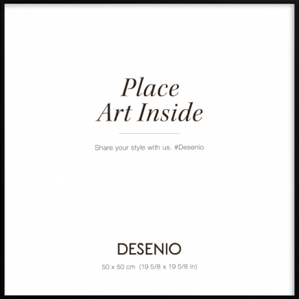 Metallikehys musta, 50x50