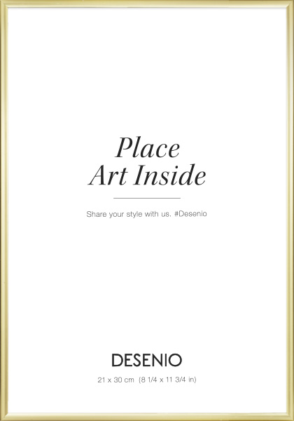 Kulta kehys, 21x30cm