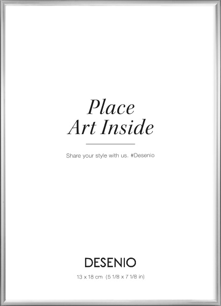 Kuvakehys hopeaa, 13x18