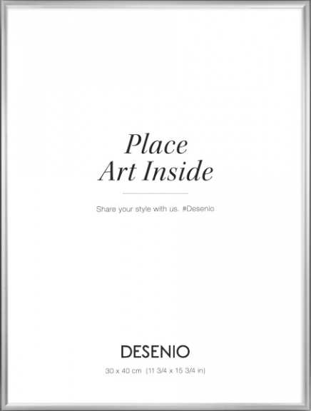 Kuvakehys hopeaa, 30x40