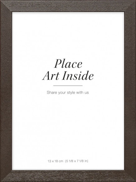 Taulukehys tummaa puuta, 13x18