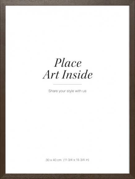 Taulukehys tummaa puuta, 30x40