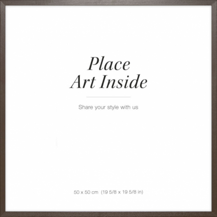 Taulukehys tummaa puuta, 50x50