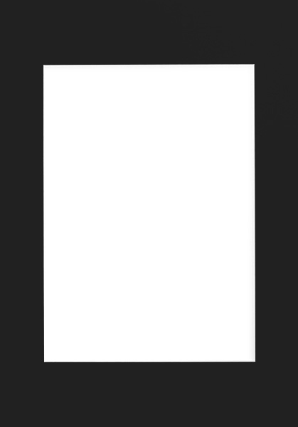 Passepartout musta, 70x100