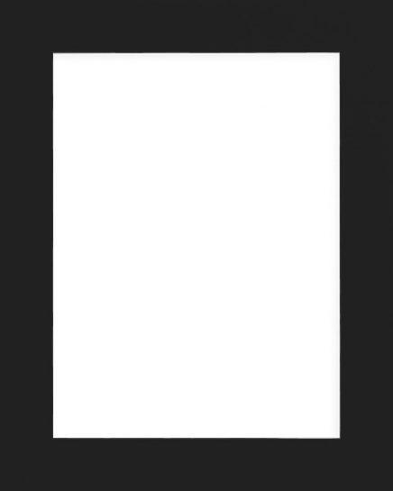 Passepartout musta, 40x50