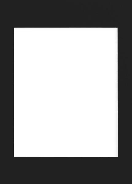 Passepartout musta, 50x70