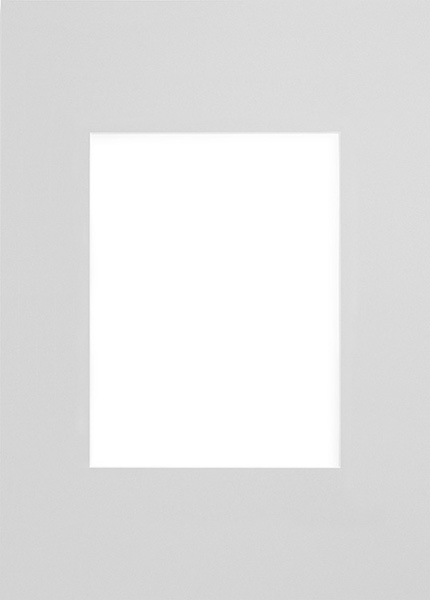 Passepartout vaaleanharmaalla  50x70