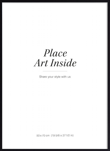 Musta puukehys, 50x70