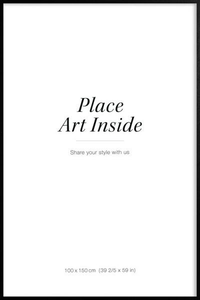 Musta puukehys, 100x150