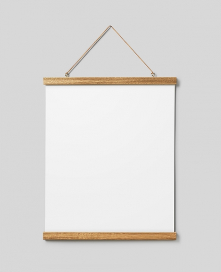 Julistelista tammi 41 cm, magneettikiinnike