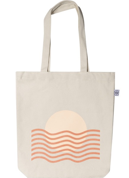 Sunset Waves Tote Bag ryhmässä Limited edition @ Desenio AB (TOTE50144)