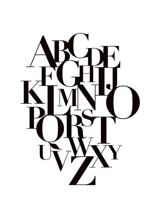 Alphabet Juliste