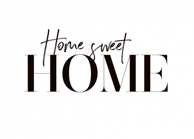 Sweet Home Juliste