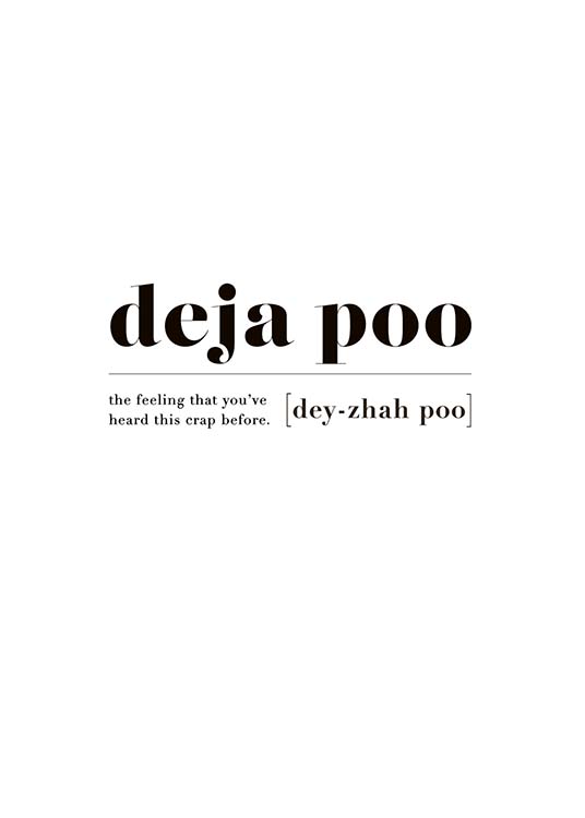 Deja Poo Juliste