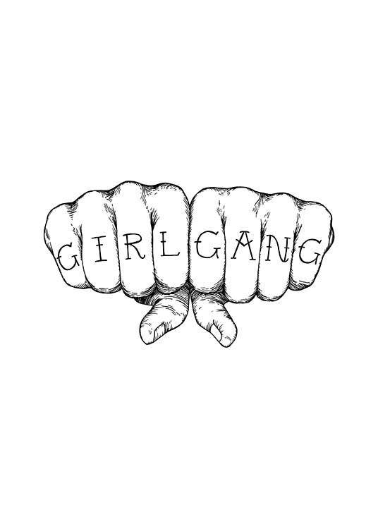 Girl Gang Juliste