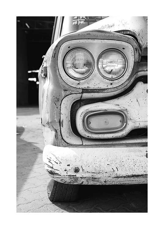 Old Car Juliste