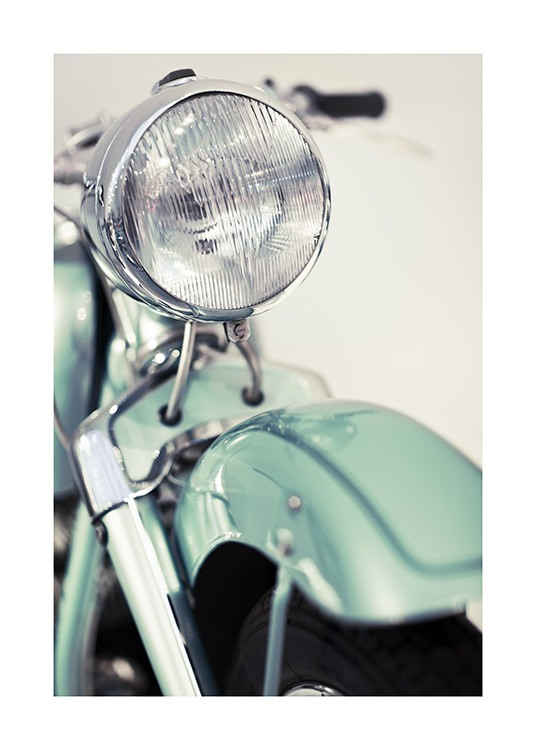 Retro Motorcycle Juliste