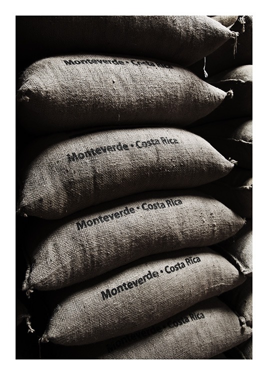 Coffee Bean Bags Juliste / Keittiötaulut Osoitteessa Desenio ab (10826)