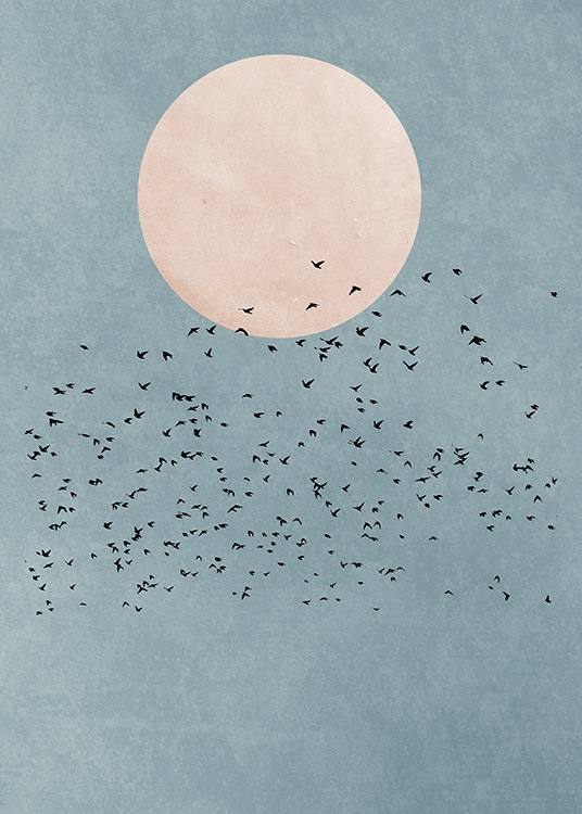 Birds Fly Away Juliste