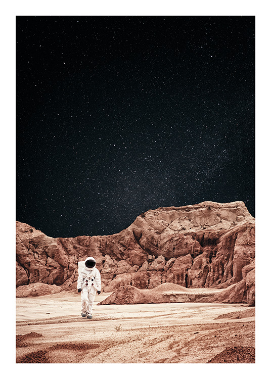 Walking on Mars Juliste