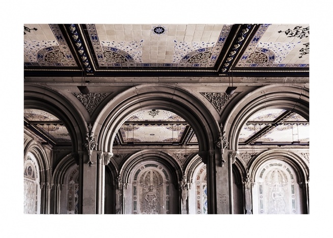 Bethesda Terrace Arcade Juliste