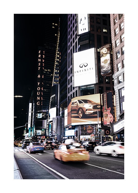 Times Square by Night Juliste
