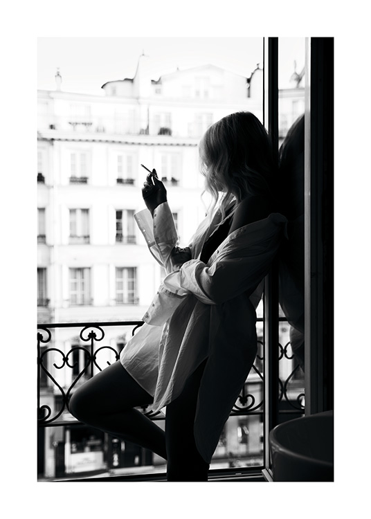 Smoking in Paris Juliste