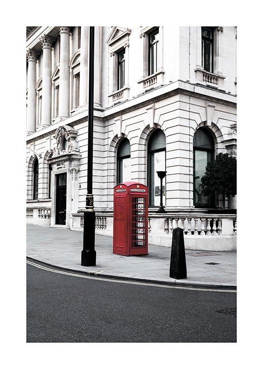 Red Telephone Box Juliste