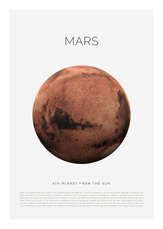 Planet Mars Juliste