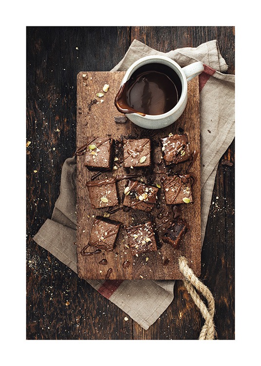 Chocolate Brownies Juliste