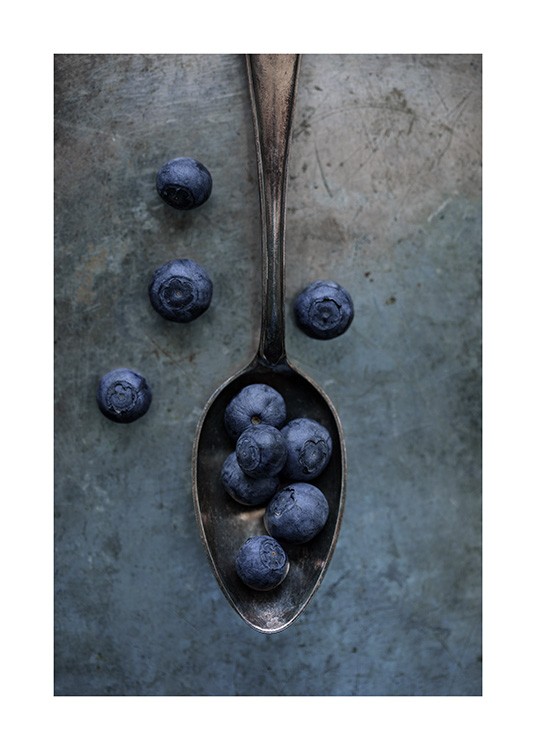 Sweet Blueberries Juliste / Keittiötaulut Osoitteessa Desenio ab (11833)