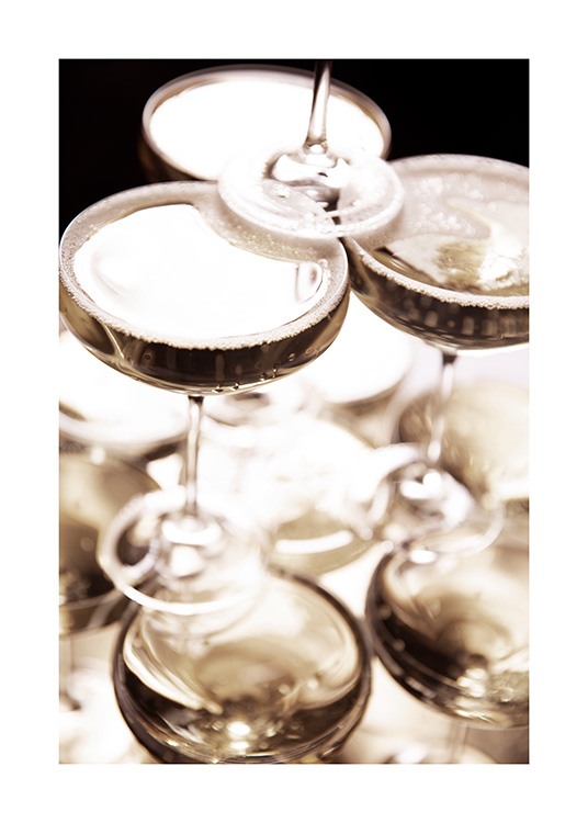 Sparkling Champagne Juliste / Keittiötaulut Osoitteessa Desenio ab (11915)