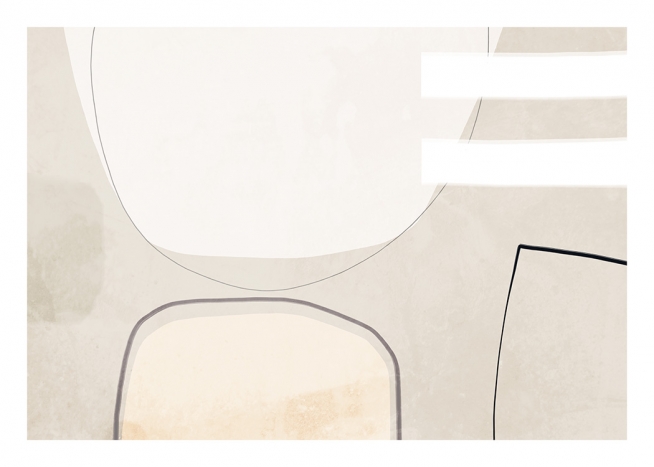 Beige Balance Juliste