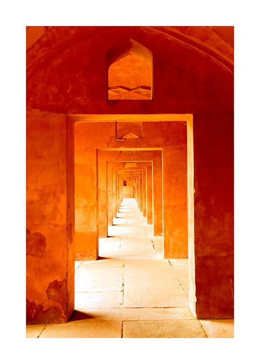 Orange Arches Juliste / Valokuvat Osoitteessa Desenio ab (12404)