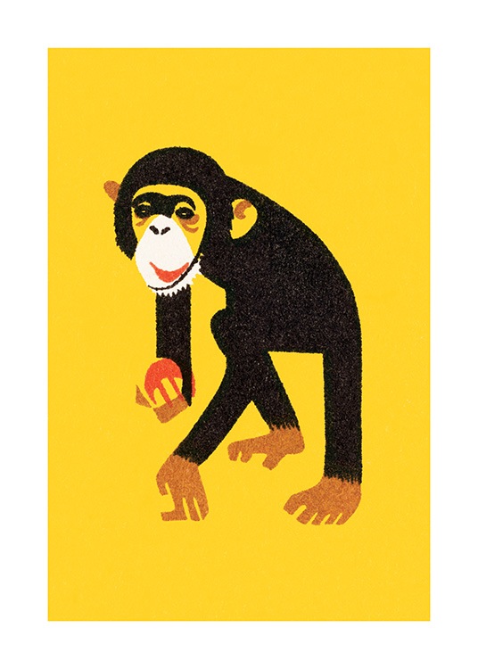 Vintage Monkey Juliste