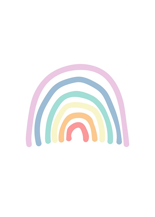 Painted Rainbows Juliste