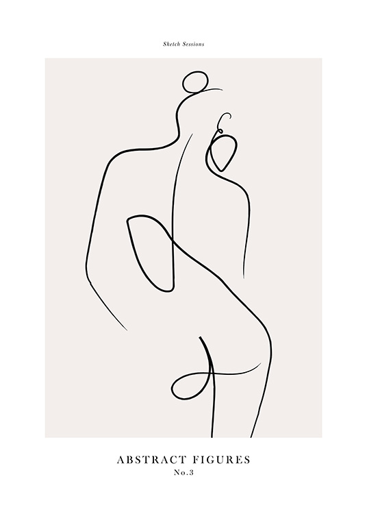 Abstract Figures No3 Juliste