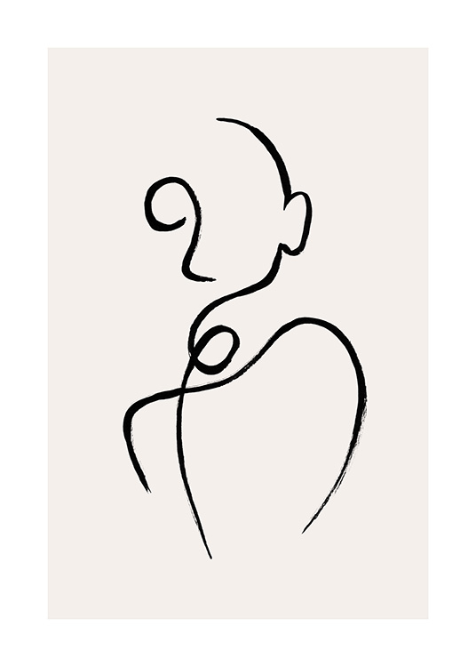 Painted Lines No1 Juliste