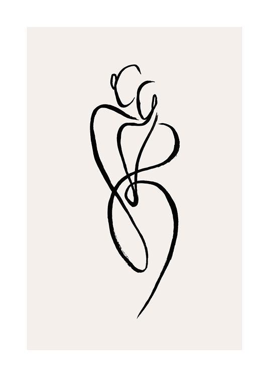 Painted Lines No2 Juliste