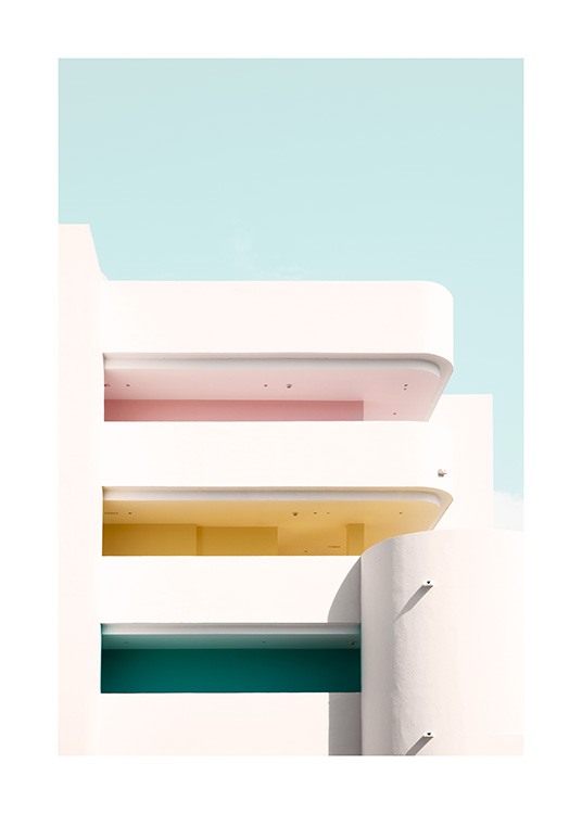 Color Balconies Juliste