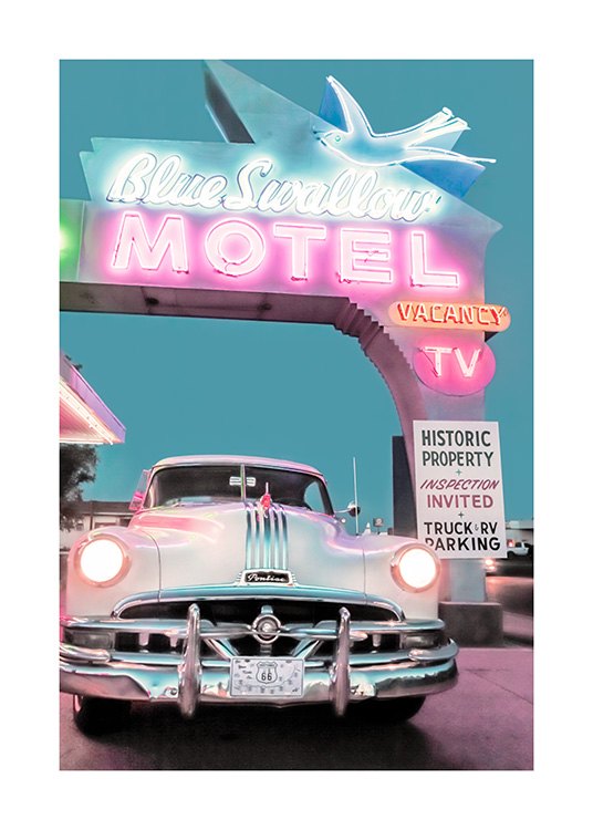 Blue Swallow Motel Juliste