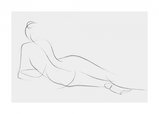 Sketch Lines No3 Juliste