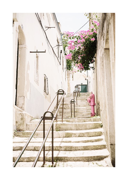Lisbon Stairs Juliste / Valokuvat Osoitteessa Desenio ab (12926)
