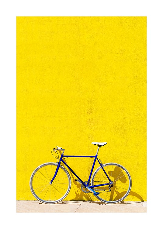 Yellow Bike Juliste / Valokuvat Osoitteessa Desenio ab (13050)