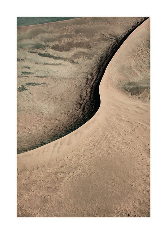 Abstract Sand Dune Juliste